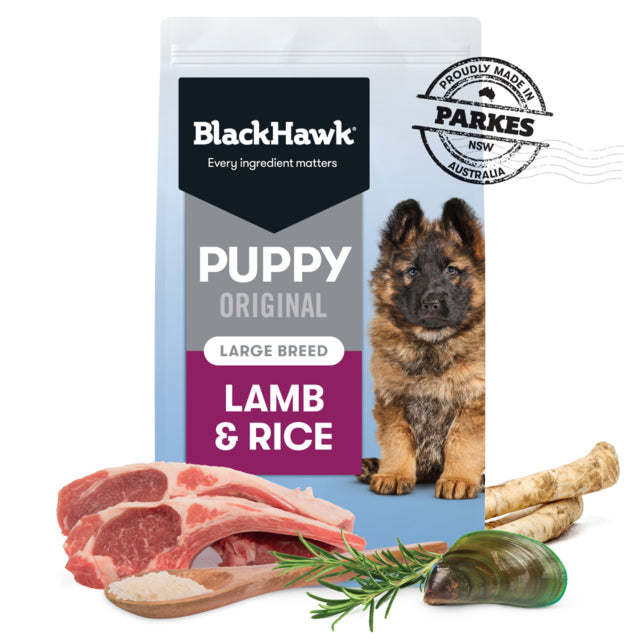 Black Hawk Original Large Breed Puppy Lamb Rice Pet Essentials