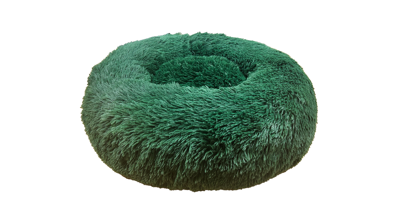 Brooklands Calming Pet Bed Forest Green Dog Calming Beds Pet