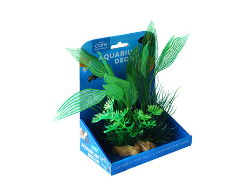 Aqua Care Plant Decor Resin Base, Platic Plants for fish tanks, Fish Tank Decor, Pet Essentials Warehouse