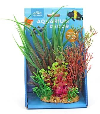 Aqua Care Plant Decor Resin Base #051, Aquatic Plants, Aquarium Plants Fake, Fish Tank Decor, Pet Essentials Warehouse