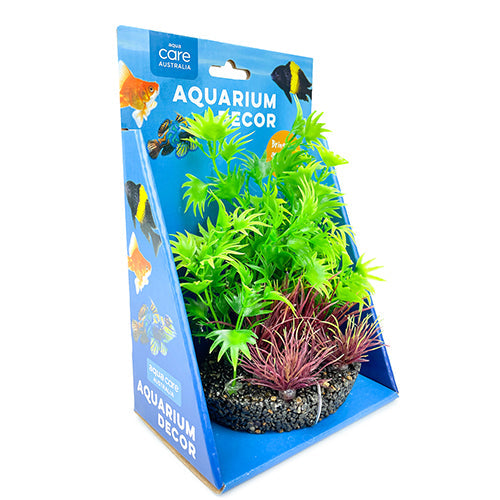 Aqua Care Plant Decor Resin Base #062 , Aquatic Plants, Mini Plants for fish tanks, Fish tank decor, Fake Plants for fish tanks, Pet Essentials Warehouse