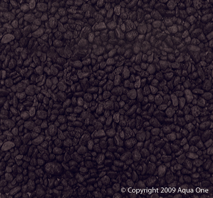 Aqua One Black Gravel 7mm loose, pet essentials warehouse