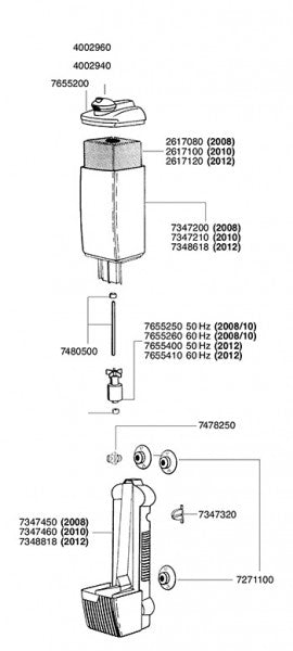 Eheim Pickup 60 spare parts list, pet essentials warehouse