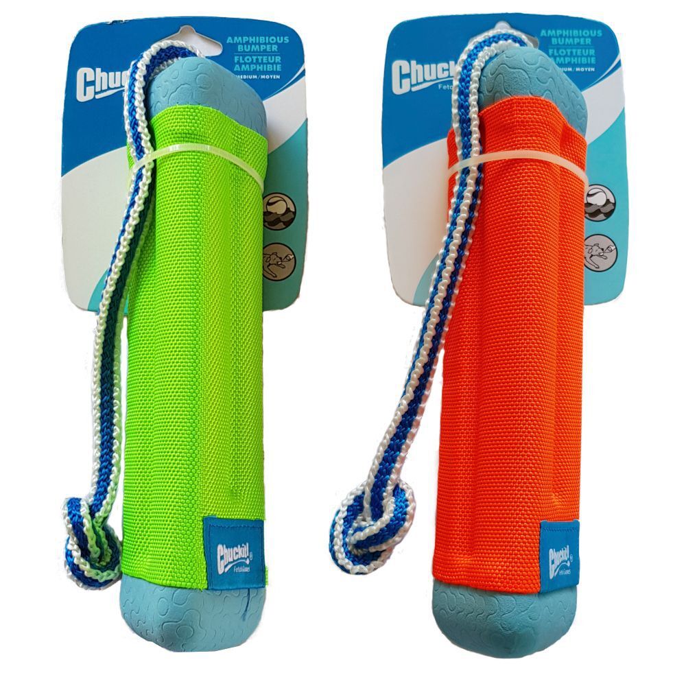 Chuckit! Amphibious Bumper orange and green, pet essentials warehouse