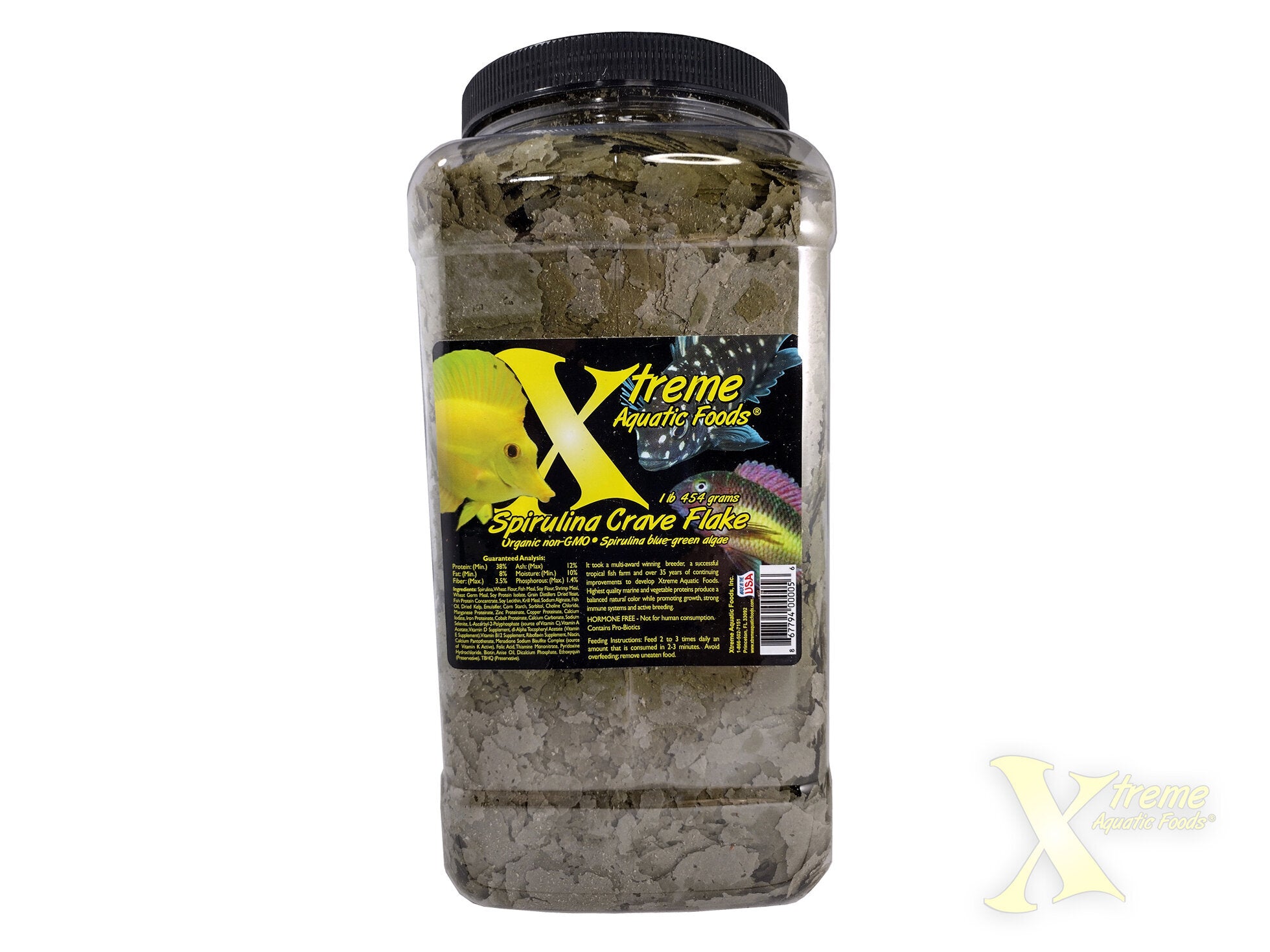 Xtreme Spirulina Flake Fish Food