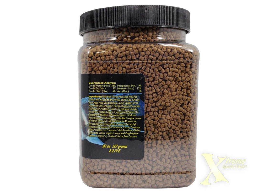 Xtreme Big Fella Slow Sinking Pellet Fish Food 567g bottles, pet essentials warehouse