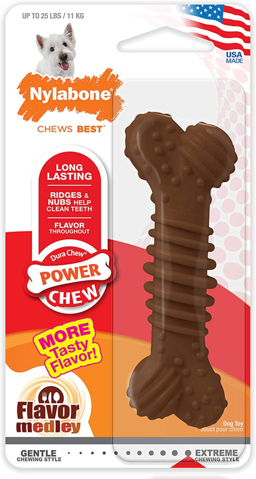 Nylabone Power Chew Plus small dog chew, flavored dog chew, Pet Essentials Warehouse