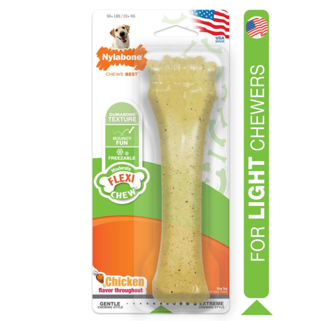 Nylabone Flexi Chew Chicken Chew Dog Toy XL, Nylabone dog toys, pet essentials warehouse