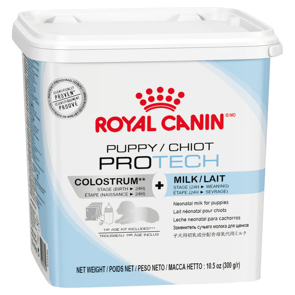 Royal Canin Puppy Pro Tech, Puppy replacement milk, Colostrum for puppies, Royal Canin milk, Pet Essentials Warehouse 