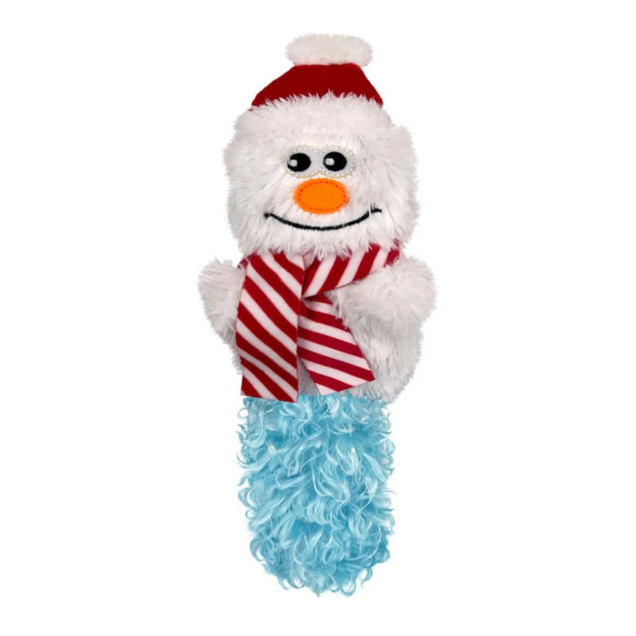 Kong Christmas Holiday Kickeroo Cat Toy snowman, pet essentials warehouse