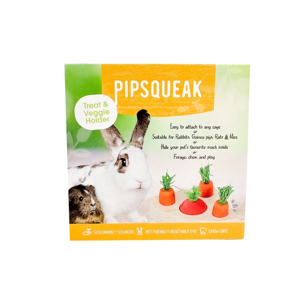 Pipsqueak Treat N Veggie Holder, Pipsqueak, Small Pet toys, Enchainment for small pets, Small pet toys, Pet Essentials Warehouse