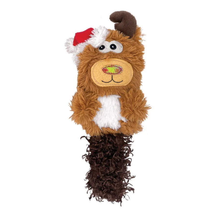 Kong Christmas Holiday Kickeroo Cat Toy reindeer, pet essentials warehouse