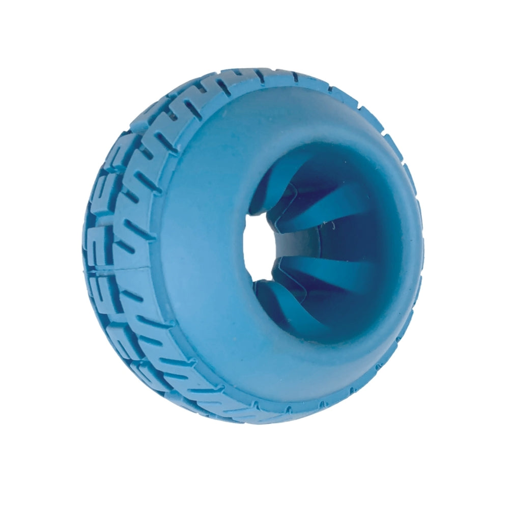 Ruff Play Treat Ring blue dog toy, pet essentials warehouse