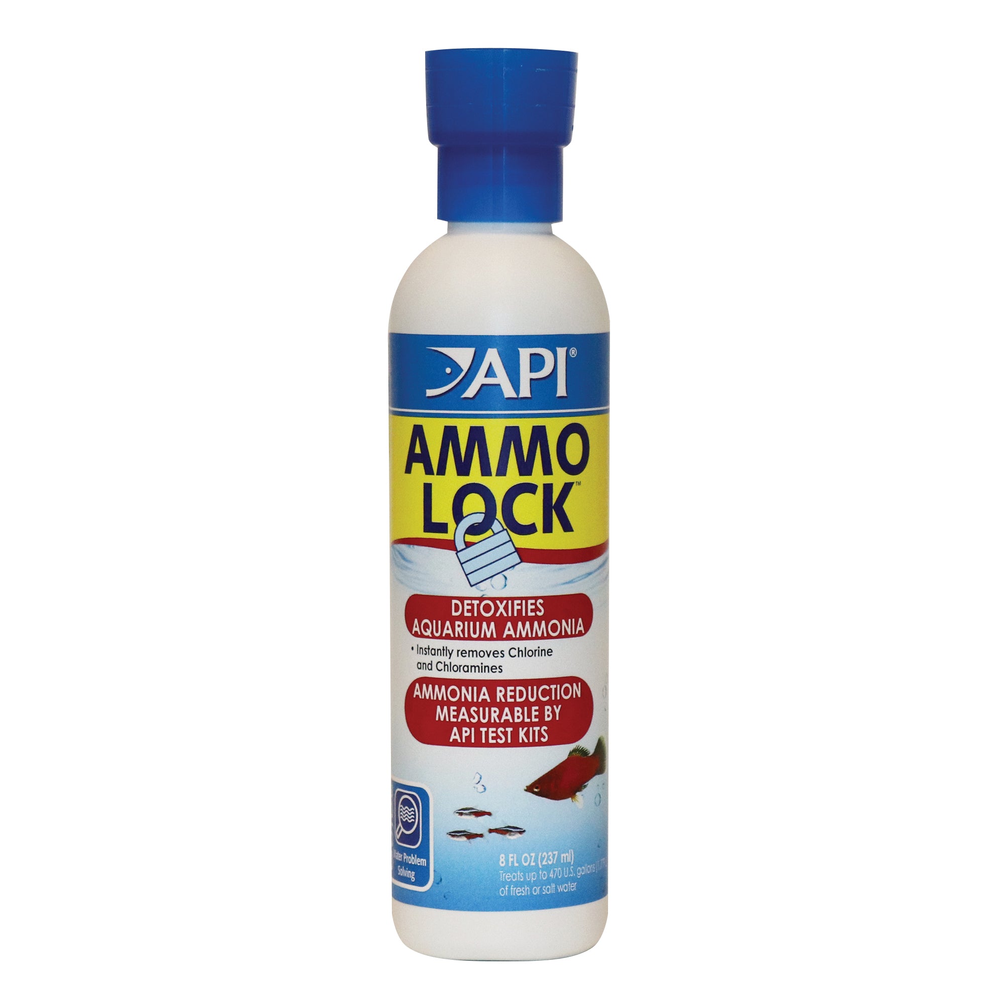 API Ammo Lock 237ml bottle, api ammonia detoxifier, pet essentials warehouse