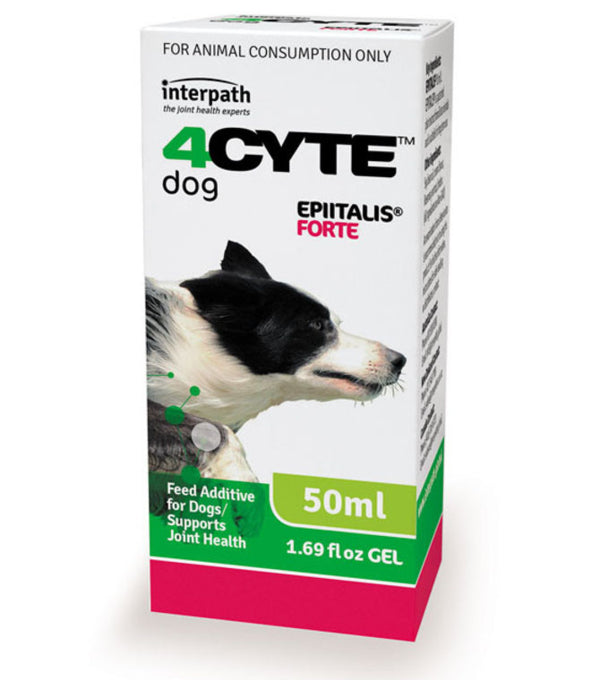 4CYTE Epiitalis Forte Dog 50ml, 4cyte for dogs, Bone and Joint health, Helps older dogs, Pet Essentials Warehouse