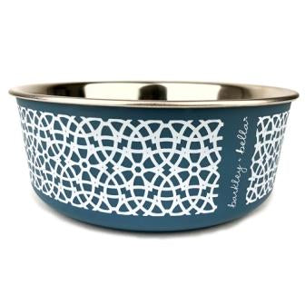 Barkley & Bella Marrakesh Grey-Blue Bowl, Pet bowls, Bowls for pets, Pet Essentials Warehouse