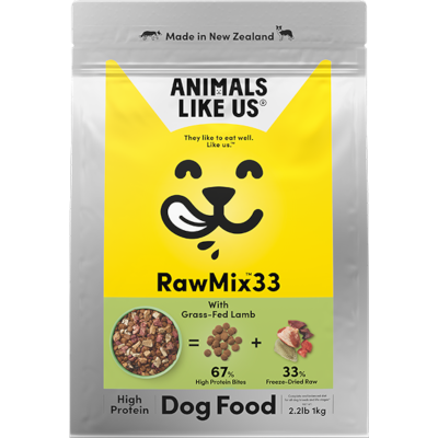 Animals Like Us RawMix 33 Lamb Dog Food,  RawMix dog food, Food for dogs, Pet Essentials Warehouse