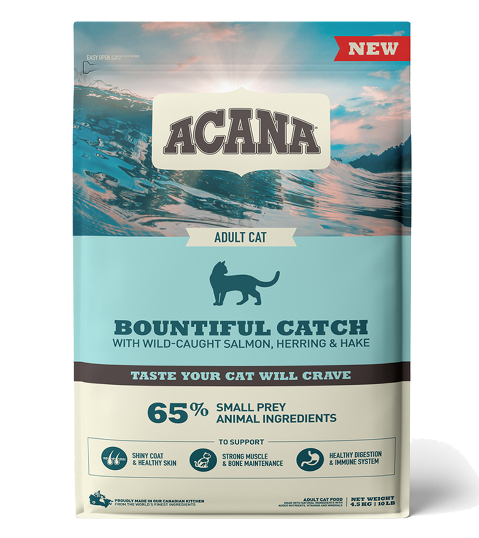 Acana Cat Bountiful Catch 4.5kg, Pet Essentials Warehouse