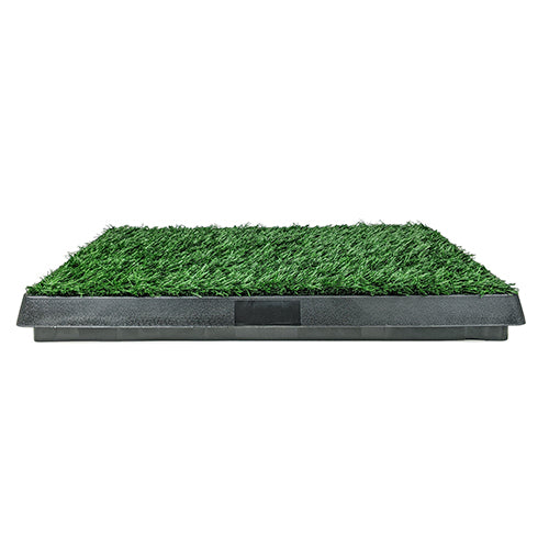 PooWee Grass Patch With Slide Out Tray, Toilet training for dogs, Grass patch for dogs, Puppy toilet training, slide out tray, easy use for toilet training, portable toilet for dogs, indoor dog toilet, Pet Essentials Warehouse