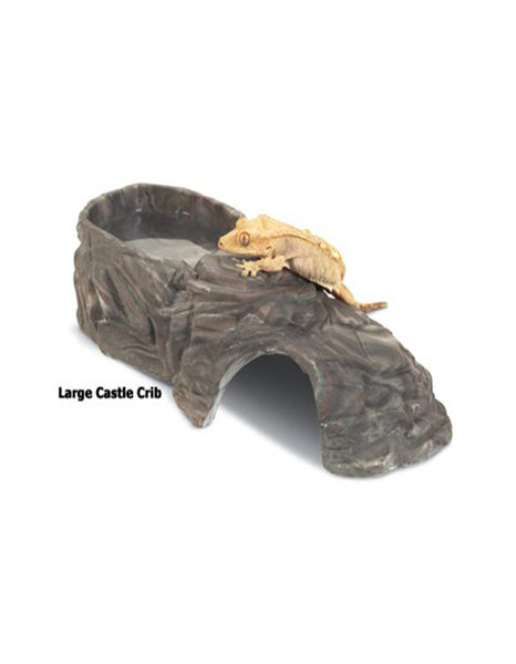 Flukers Castle Crib ornament, Reptile ornament, Reptile hide away, Pet Essentials Warehouse