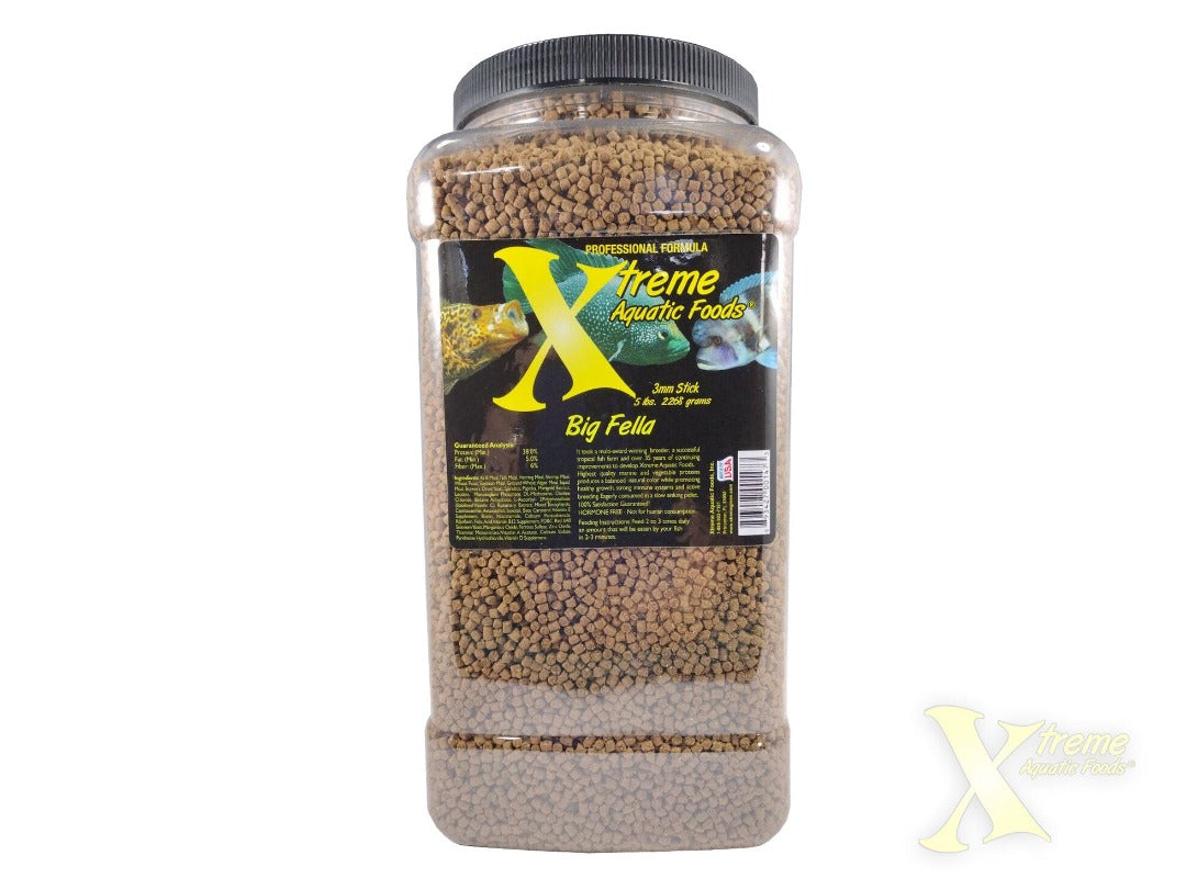 Xtreme Big Fella Slow Sinking Pellet Fish Food 2.26kg, pet essentials warehouse