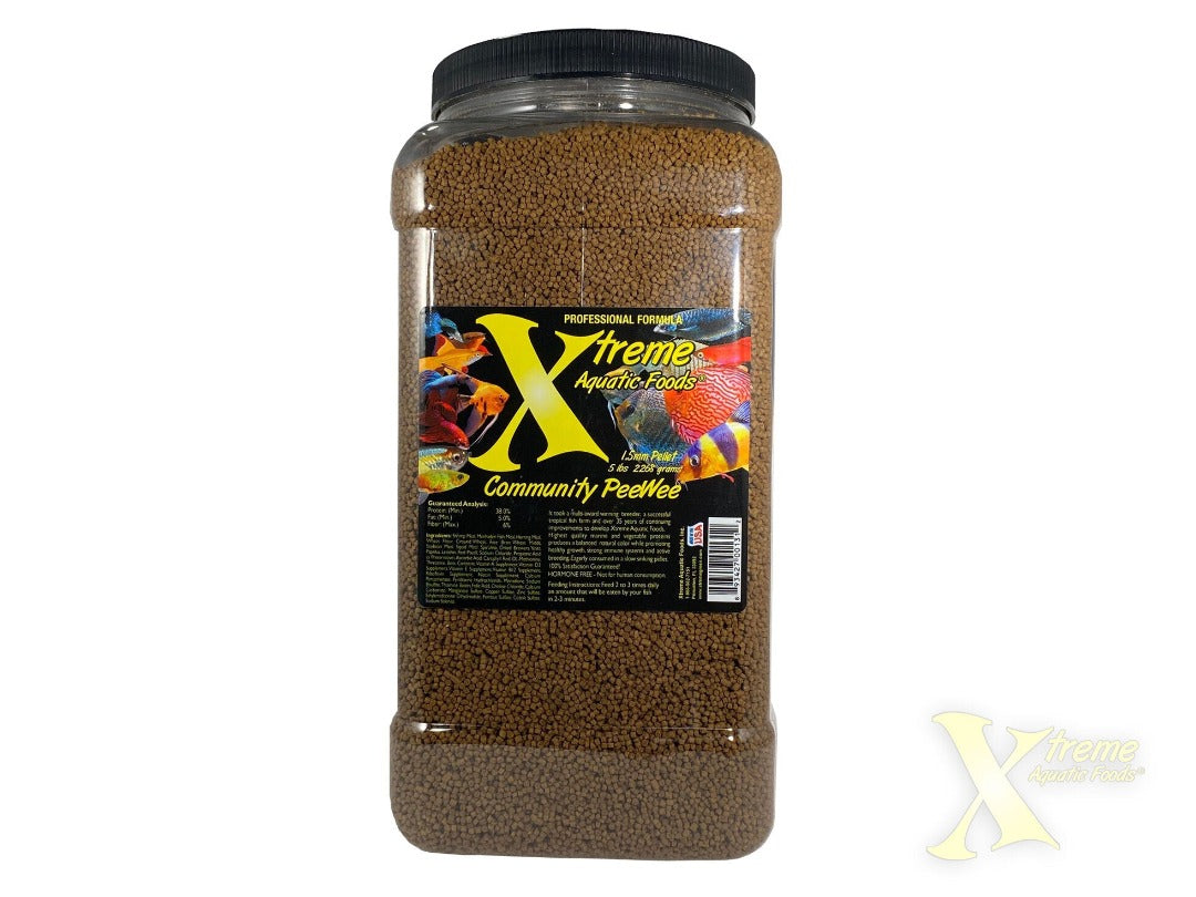 Xtreme Community PeeWee Slow Sinking Pellet Fish Food 2kg, pet essentials warehouse