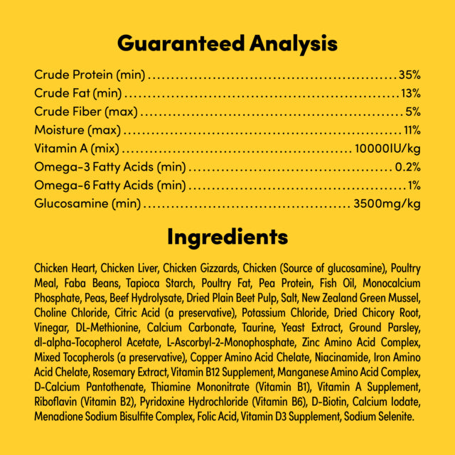 Animals Like Us RawMix50 with Cage-Free Chicken Freeze Dried Dog Food, Ingredient List, Pet Essentials Warehouse