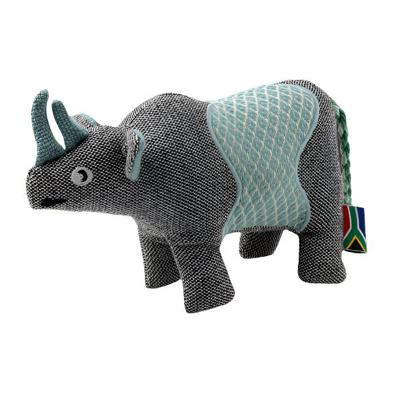 Resploot Black Rhino Dog Toy, Rhino dog toy, Eco Friendly dog toys, Pet Essentials Warehouse