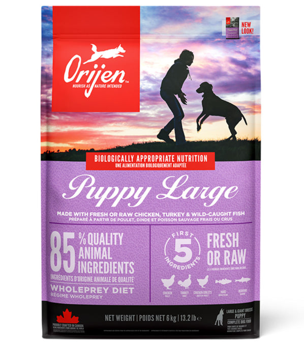 Orijen Large Breed Dry Puppy Food, Pet Essentials Porirua, Pet Essentials New Plymouth, Orijen large breed dog kibbles