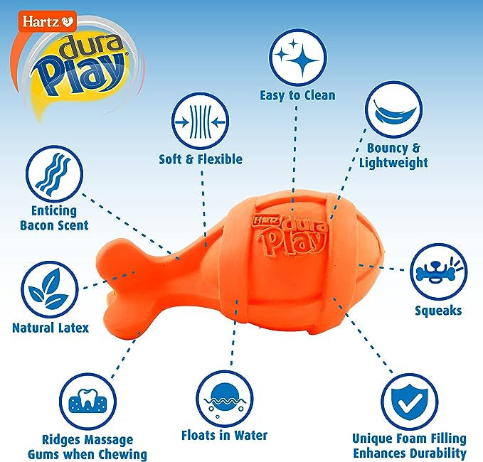 Hartz Dura Play Rocket Dog Toy, Poster, Pet Essentials Warehouse