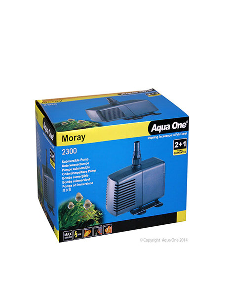 Aqua One Moray 2300 Submersible Pump, Submersible pump, Aqua one pump, Pet Essentials Warehouse