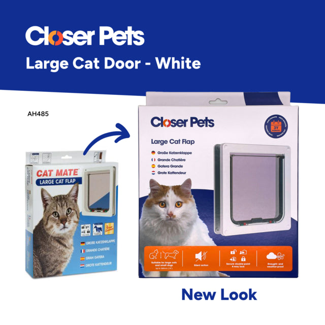 Closer Pets Large Cat & Small Dog Door, Pet doors, doors for pets, Pet Essentials Warehouse