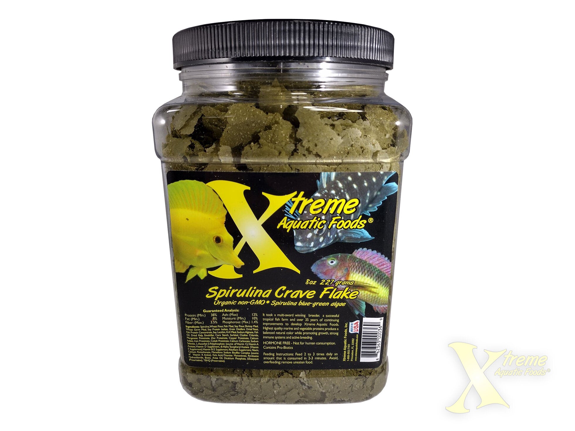 Xtreme Spirulina Flake Fish Food