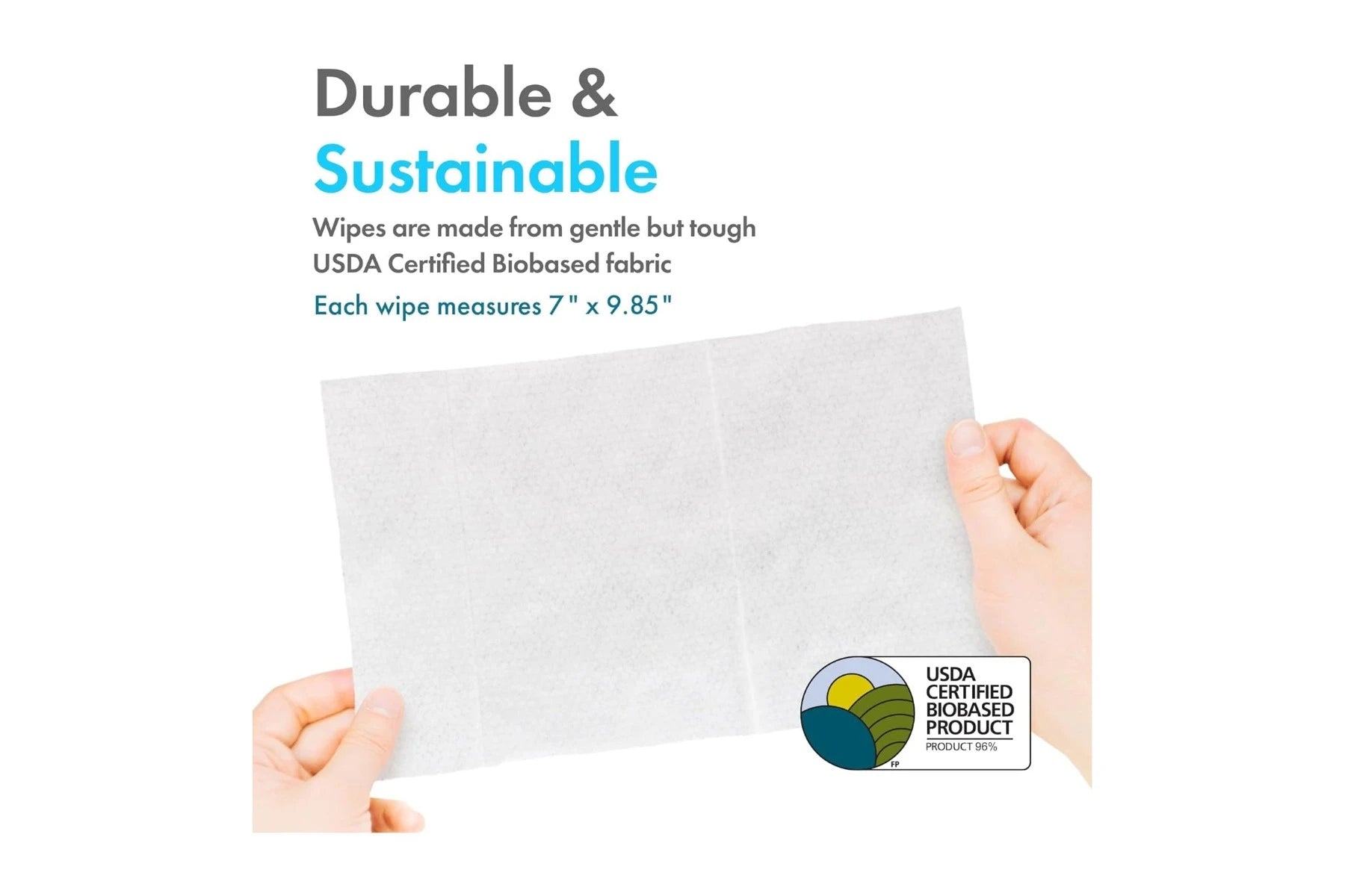 Petkin Plant Based Wipes Vanilla durable & sustainable wipes, pet essentials warehouse