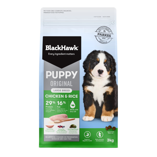 Black Hawk Original Large Breed Puppy Chicken & Rice Dog Food