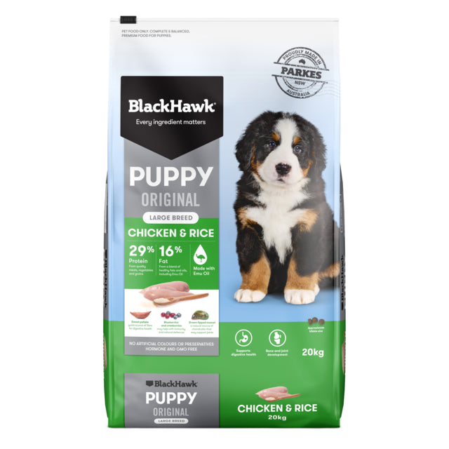 Black Hawk Original Large Breed Puppy Chicken & Rice Dog Food