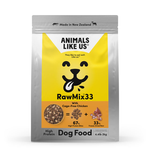 Animals Like Us RawMix33 with Cage-Free Chicken Freeze Dried Dog Food, Raw Dog Food, Raw Mix 33, Pet Essentials Warehouse