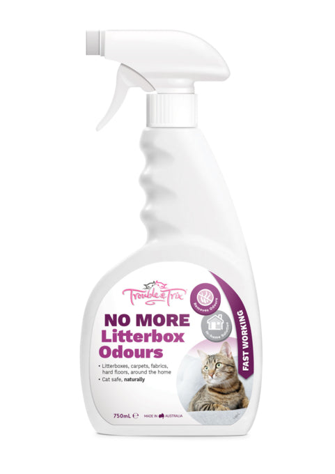 Trouble & Trix No More Litterbox Odours, Litter box odour remover, Pet Essentials Warehouse