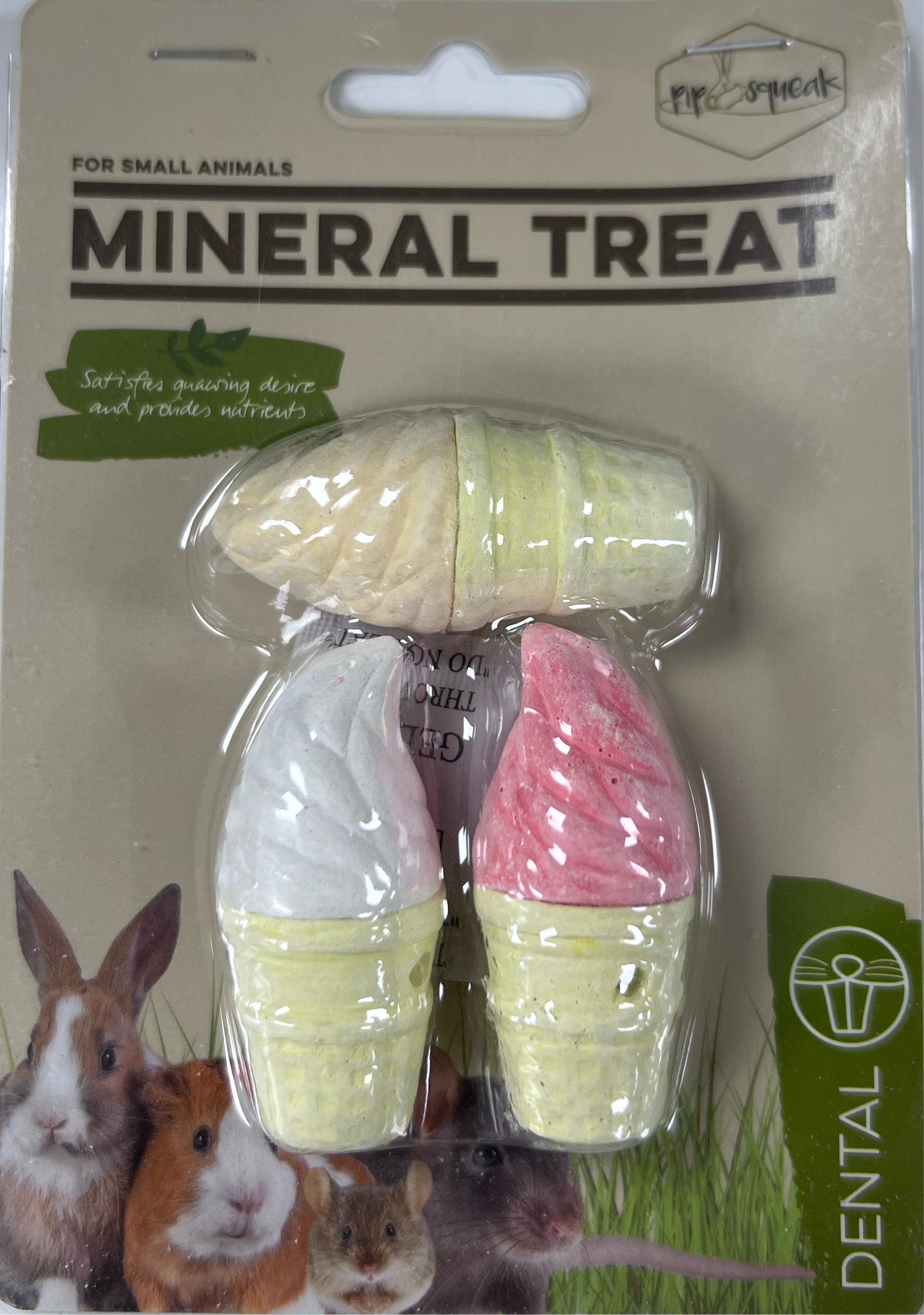 PipSqueak Ice Cream Mineral Treat 3 pack