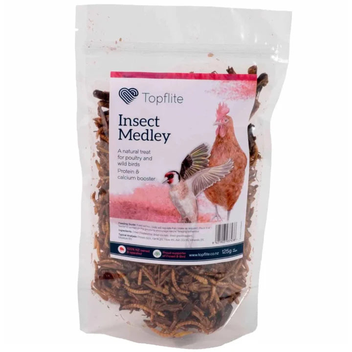 Topflite Insect Medley, Insect medley for birds, Pet Essentials Warehouse