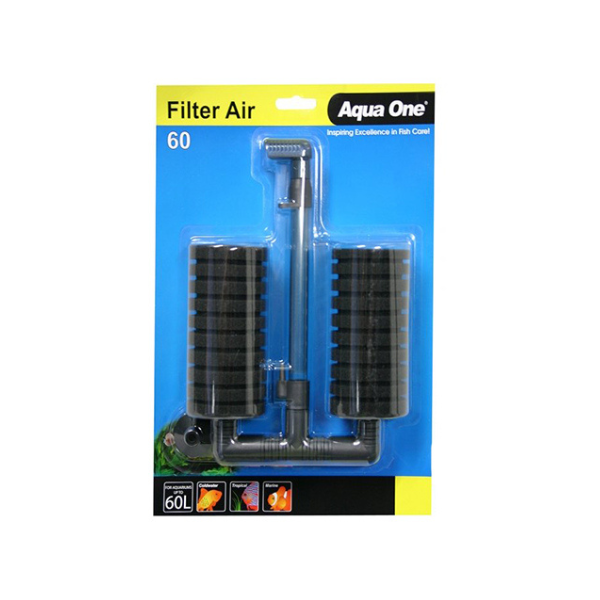 Aqua One Filter Air 60 Sponge Filter, Air Filter for fish, Pet Essentials Warehouse