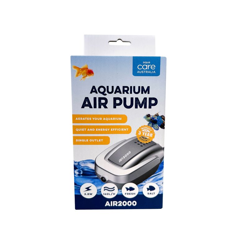 Aqua Care Air Pump air2000, Aqua care airpumps, Pet Essentials Warehouse