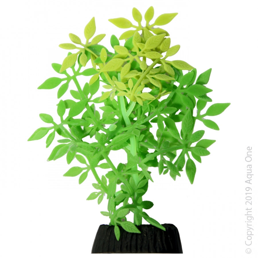 Aqua One Flexiscape Crystalwort Green, Plastic Plants for fish tanks, Pet Essentials Warehouse