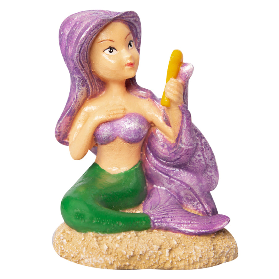 Aqua One Ornament Mermaid with Mirror, Ornaments for fish tanks, Fish tank deco, Pet City, Pet Essentials Warehouse