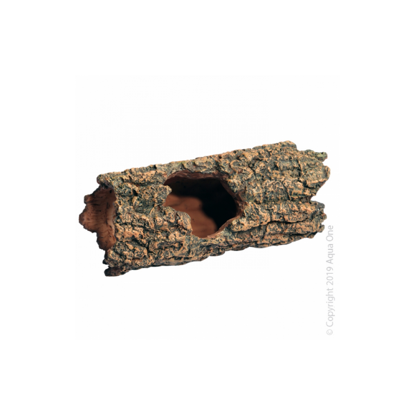 Aqua One Round Hollow Log, Log for fish, hiding hole for fish, Pet City, Pet Essentials Warehouse