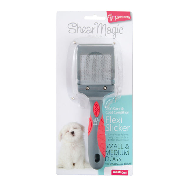 Shear Magic Flexi Slicker, Small to medium dog brush, Brushes for dogs, Pet Essentials Warehouse