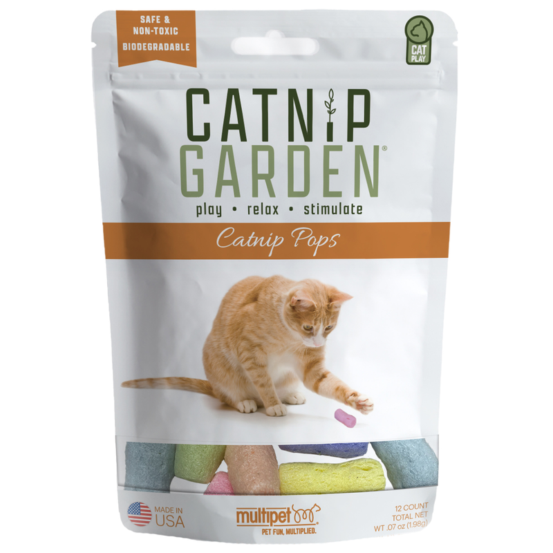 Catnip Garden Pops, Catnip pops, Cat nip toys, Relax toys for cats, Interactive cat toys, Pet Essentials Warehouse