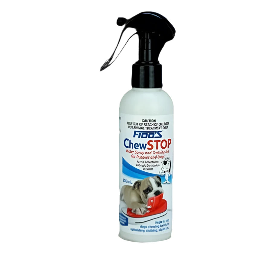 Fidos Chew Stop Spray, stop dogs from chewing, Fidos, Pet Essentials Warehouse