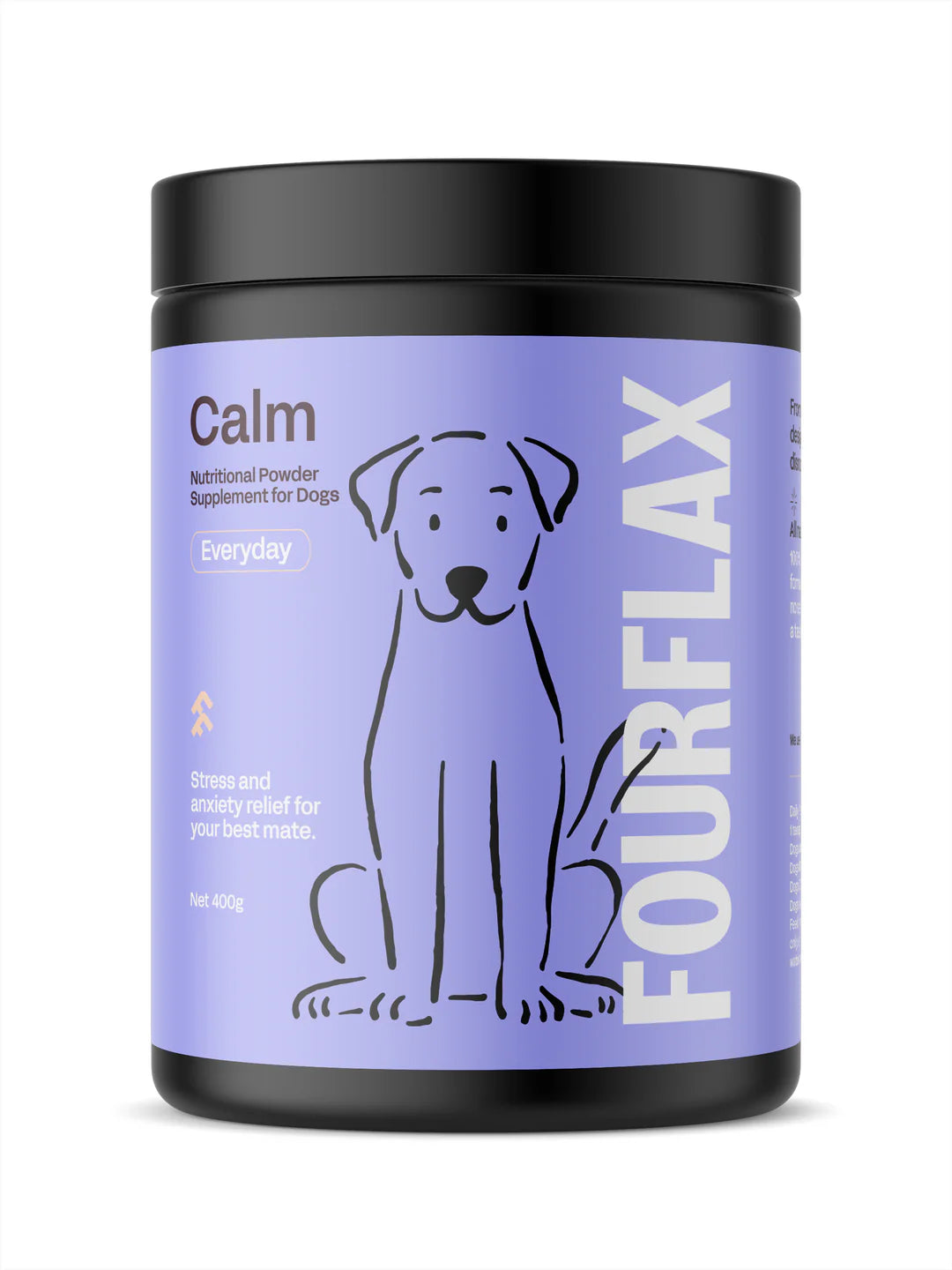 Fourflax Canine Calm 400g, calm or dogs, fourflax for pets, Pet Essentials Warehouse