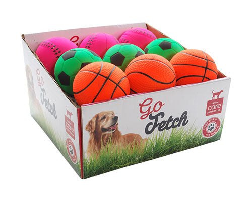 Go Fetch Rubber Sports Ball, Fetch balls, Balls for dogs, Pet Essentials Warehouse, Pet City